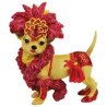 Figurine Chien Chihuahua Danseuse Cabaret 13758