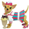 Figurine Chien Chihuahua Chi Chi Marchande de Glace 13755