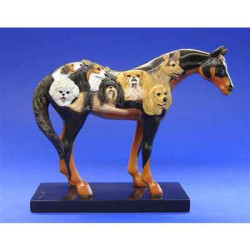 Figurine Cheval  - Painted Ponies  - Dog et Ponyshow  - 12231