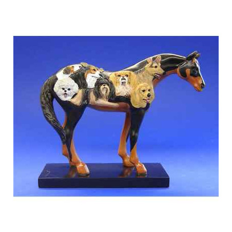 Figurine Cheval  - Painted Ponies  - Dog et Ponyshow  - 12231