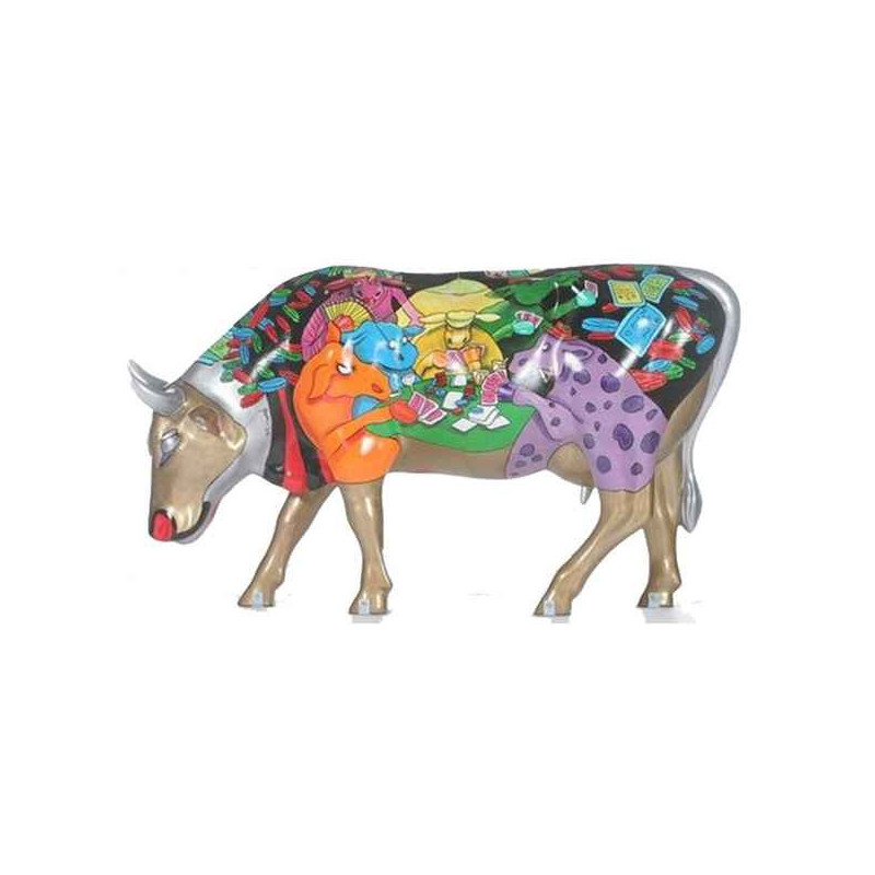 Animaux de la ferme Cow Parade - Boston 2006 - Artiste Howie Green - Moovin All In - 41520