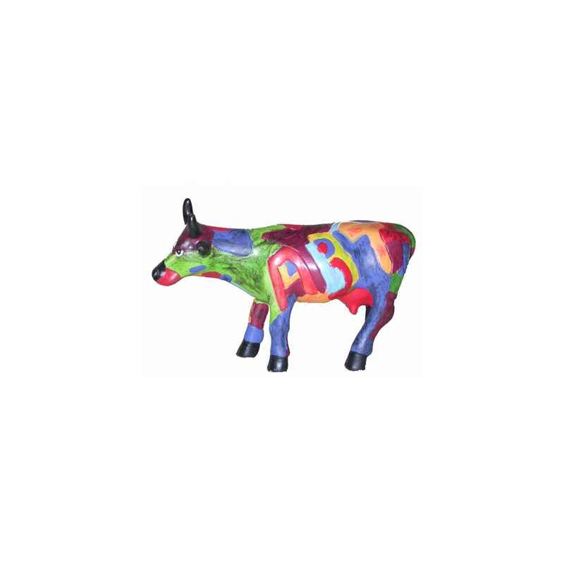 Animaux de la ferme Petite vache Art of America CowParade résine taille S