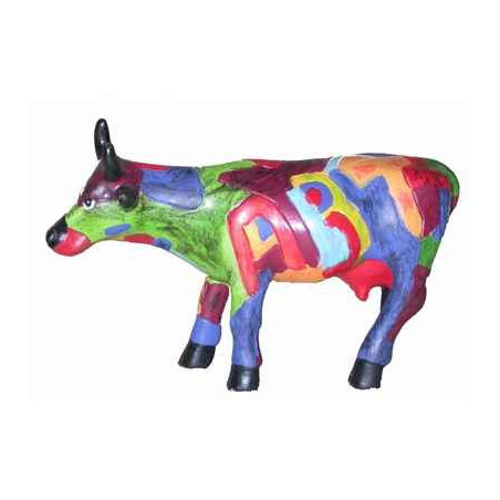 Animaux de la ferme Petite vache Art of America CowParade résine taille S