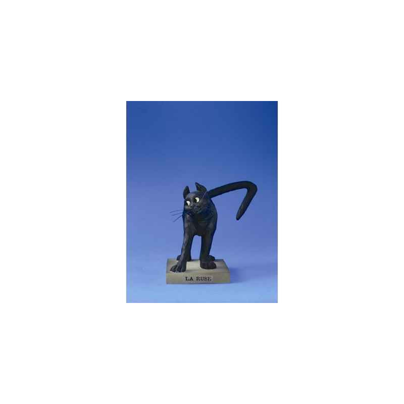 Animaux-Bois-Animaux-Bronzes.com propose Chat Le Chat Domestique La Ruse CD08