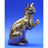 Animaux-Bois-Animaux-Bronzes.com propose Chat Catistic Right leg up WU68599