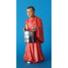 Figurine tibet jinpa boy with bucket colour - tib001