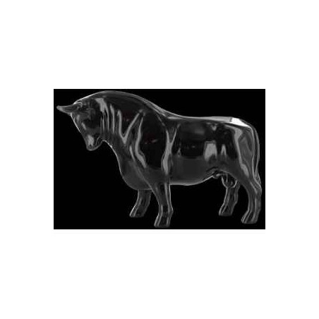 Animaux de la ferme Figurine Taureau black bull 31cm Art in the City 80715