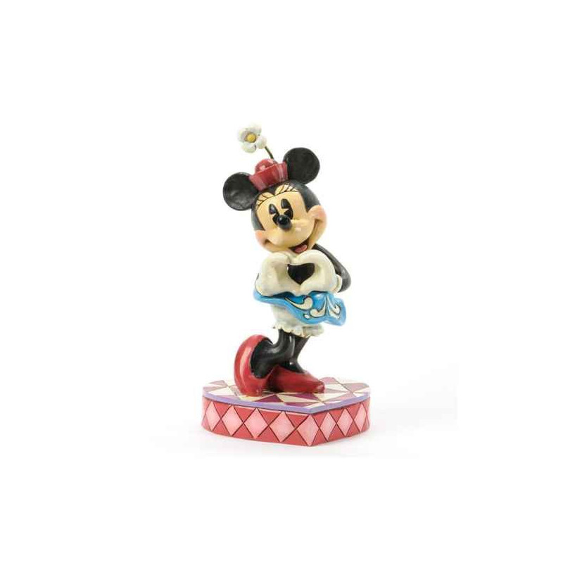 I heart you minnie mouse Figurines Disney Collection -4037519