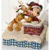 Up on the rooftop (mickey mouse & pluto) Figurines Disney Collection -4023543
