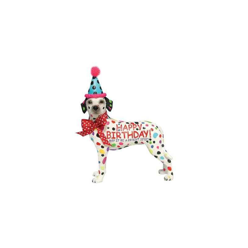 Figurine Chien Dalmatien Anniversaire -HB16905