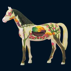 Figurine Statuette Cheval Market Hall Horse Art in the City - 80206