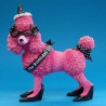 Figurine Anniversaire Caniche rose -HB16928