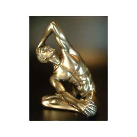Figurine Bronze Homme Yoga Body Talk  -WU72467