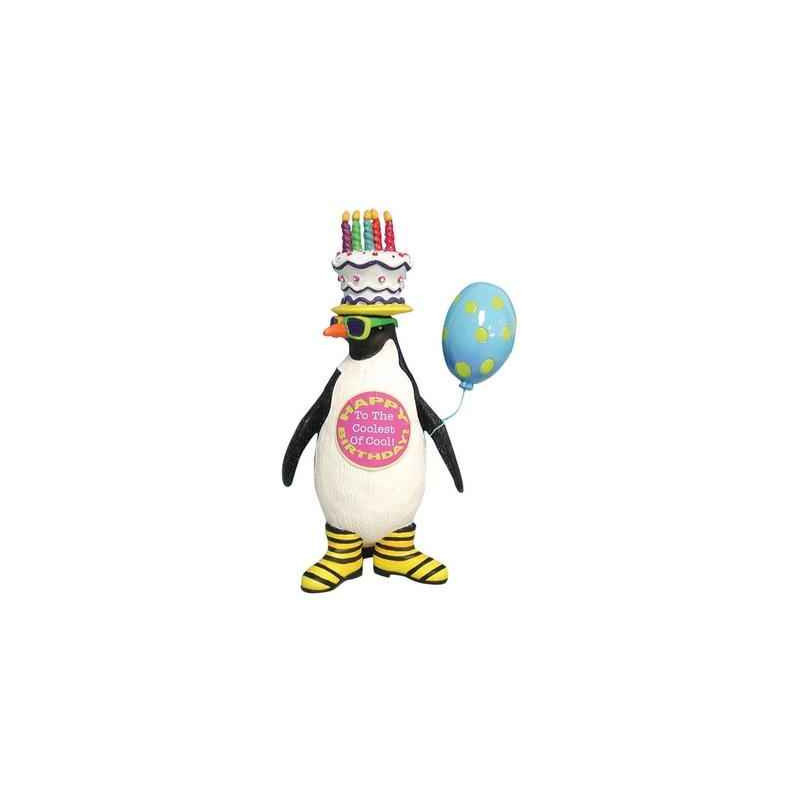 Figurine Pingouin Anniversaire  -HB16906