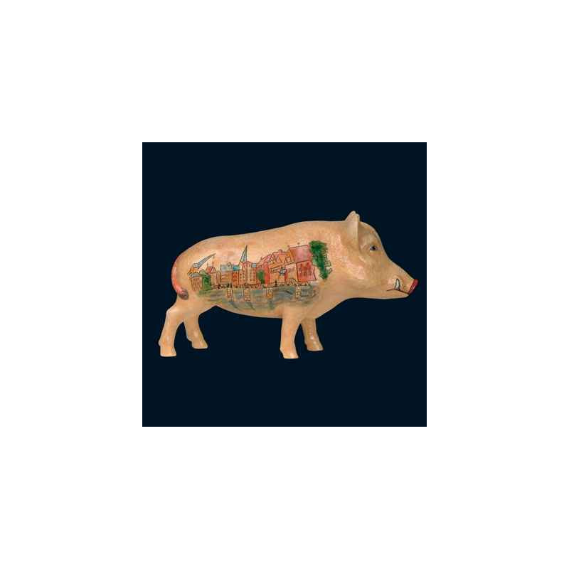 Figurine Statuette Cochon Lueneburg Fishmarket Art in the City - 80503