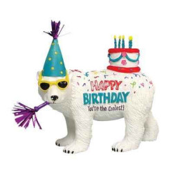 Figurine Ours polaire Anniversaire  -HB16927