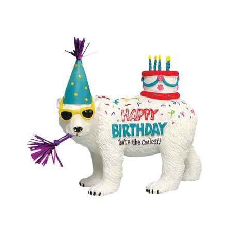 Figurine Ours polaire Anniversaire  -HB16927