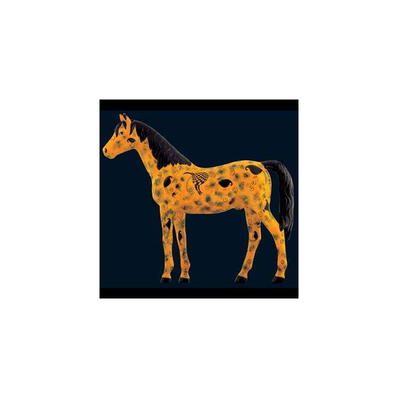 Figurine Statuette Cheval Mustang - Indian Freedom Art in the City - 80205