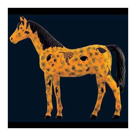 Figurine Statuette Cheval Mustang - Indian Freedom Art in the City - 80205