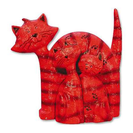 Figurine Chat Funky Colors - Thabitha - Tiggy - Cuddles - CA22FC-CA14FC-CA12FC