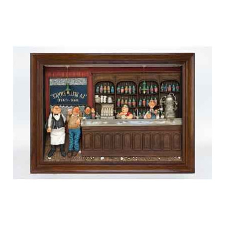 Figurine Forchino  - Décoration murale Café la belle époque  - FO85700