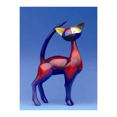 Animaux-Bois-Animaux-Bronzes.com propose Le Chat Quincy W, QR01