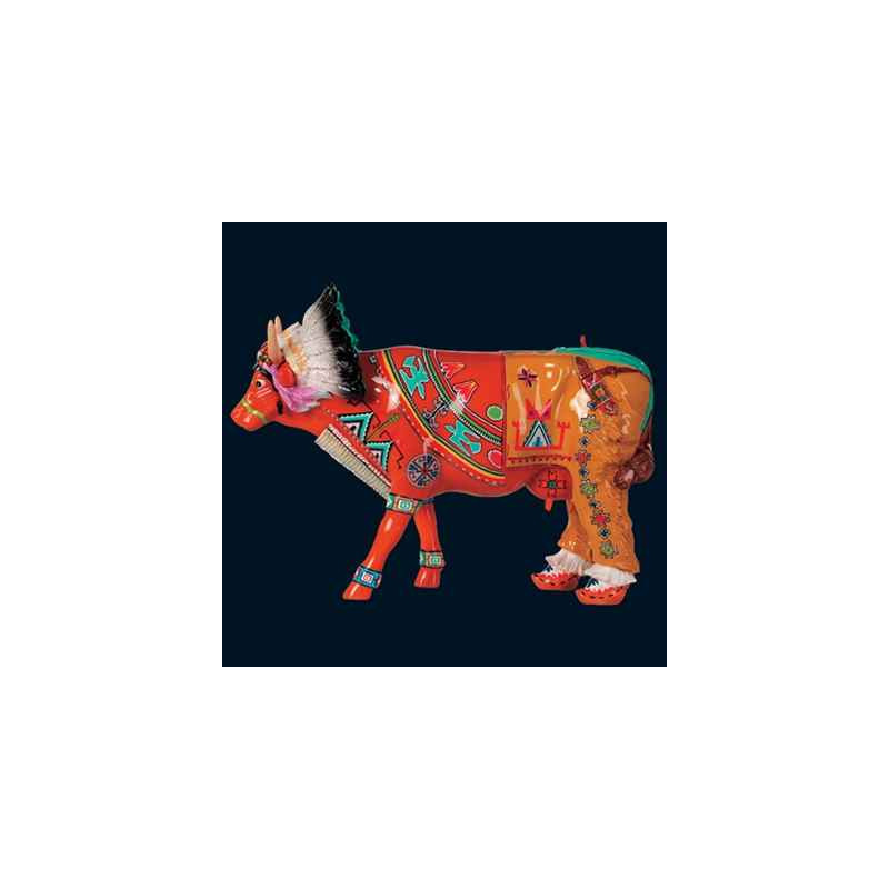 Figurine Statuette Vache Palátala, the red sunrise Art in the City - 80624