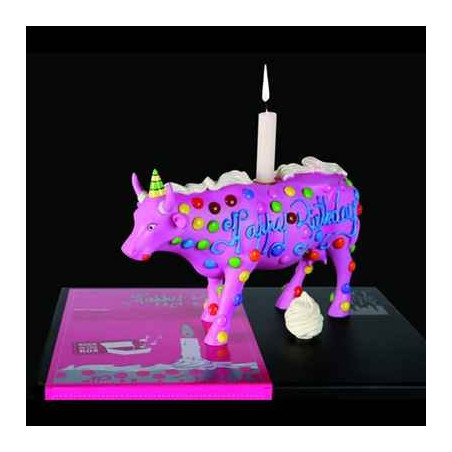 Figurine Statuette Vache Happy Birthday Art in the City - 84201