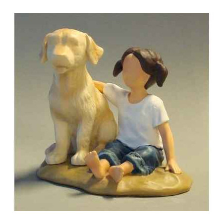 Figurine blue jeans faithful friends - bj18404