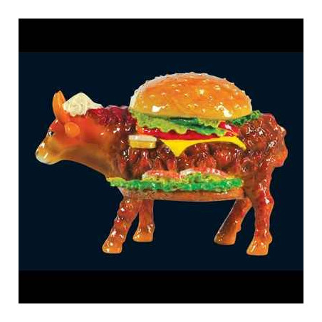 Figurine Statuette Vache Hamburger Art in the City - 84109
