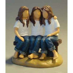 Figurine blue jeans best friends forever - bj18408