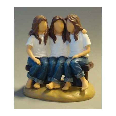 Figurine blue jeans best friends forever - bj18408