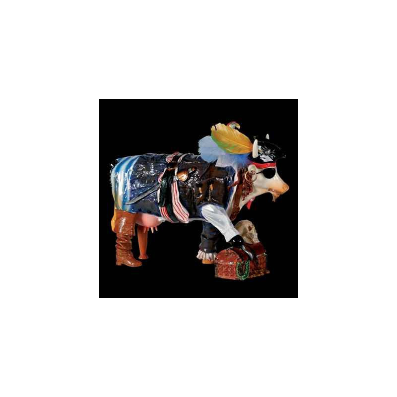 Figurine Statuette Vache Cow Pirate Art in the City - 80630