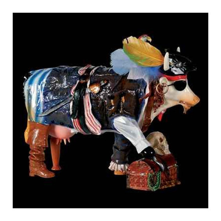 Figurine Statuette Vache Cow Pirate Art in the City - 80630