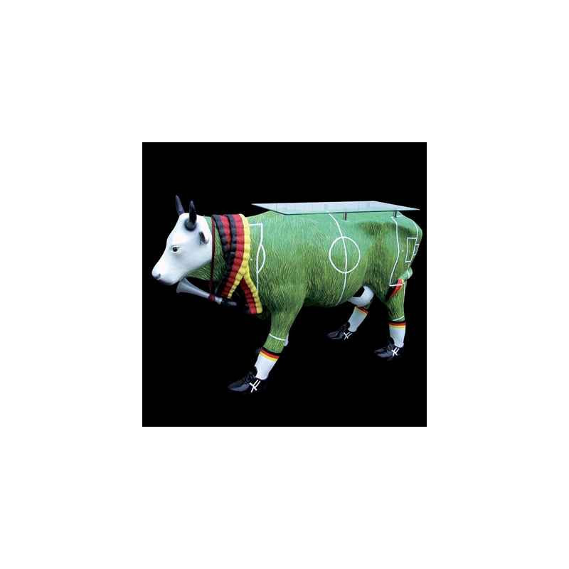 Figurine Statuette Vache Soccer-Table Cow in Country Design Art in the City - 80906