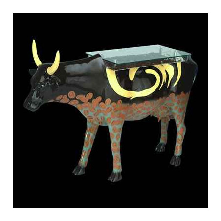 Figurine Statuette Vache Coffee Cream Table Cow Art in the City - 80902