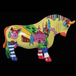 Figurine Statuette Taureau PS : I love you Art in the City - 80709
