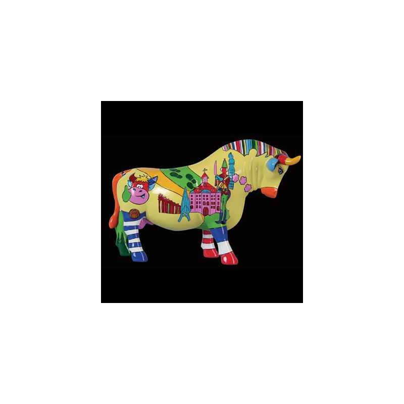 Figurine Statuette Taureau PS : I love you Art in the City - 80709