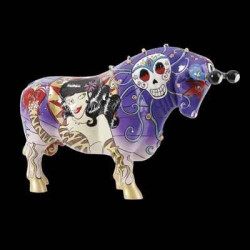 Figurine Statuette Taureau Rockabilly Art in the City - 80710