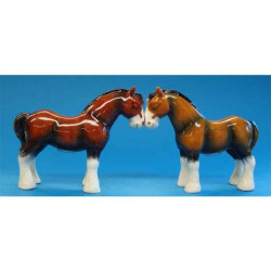 Figurine Chevaux Sel et Poivre -MW93477