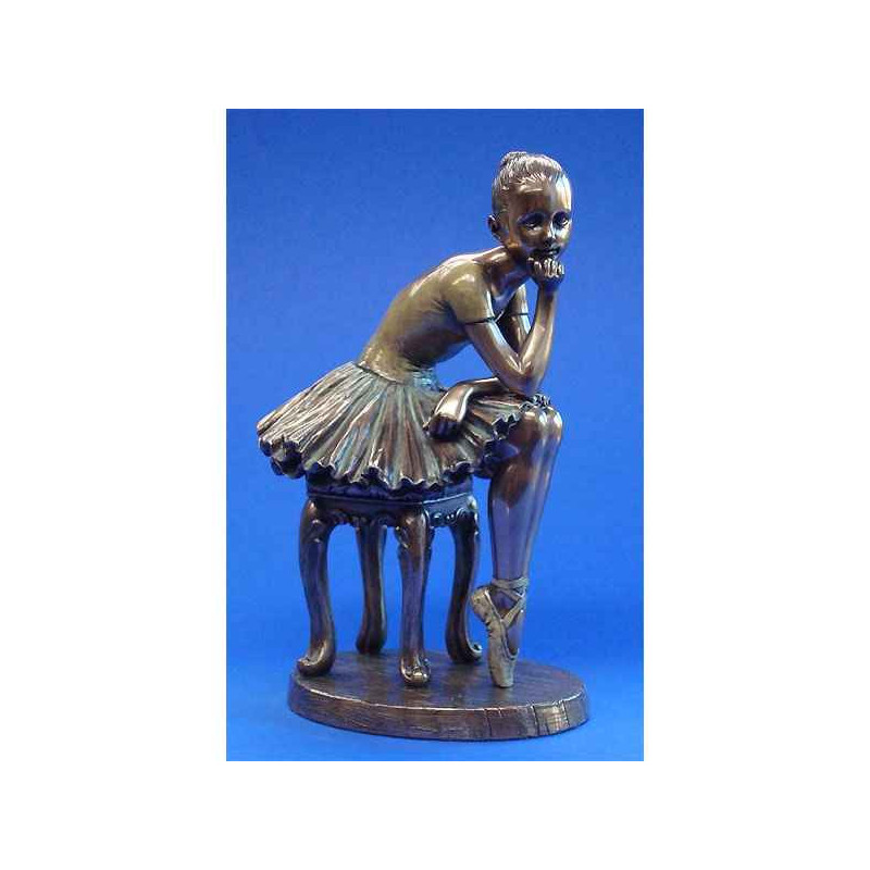 Figurine Parastone Femme bronze L'attente  -WU73966