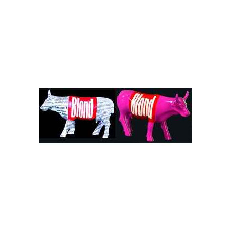 Figurine Statuette Vache Blond Art in the City - 84104