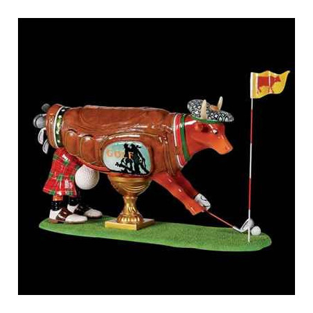 Figurine Statuette Vache The Golfer Art in the City - 80637