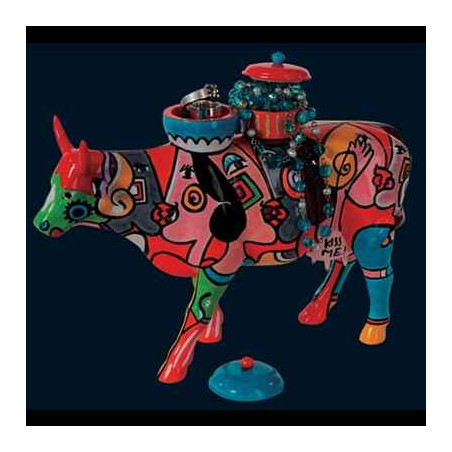 Figurine Statuette Vache Together Forever Art in the City - 80616
