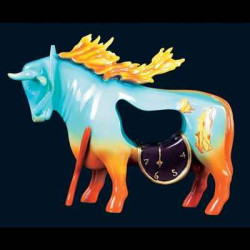 Figurine Statuette Taureau Spanish Fire Art in the City - 80706
