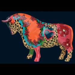 Figurine Statuette Taureau Mas Amor Art in the City - 80701