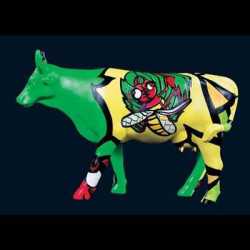 Figurine Statuette Vache Dragonfly Art in the City - 80613