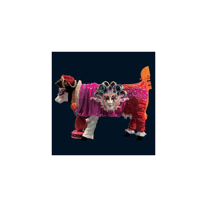 Figurine Statuette Vache Carnevale di Venezia Art in the City - 80623
