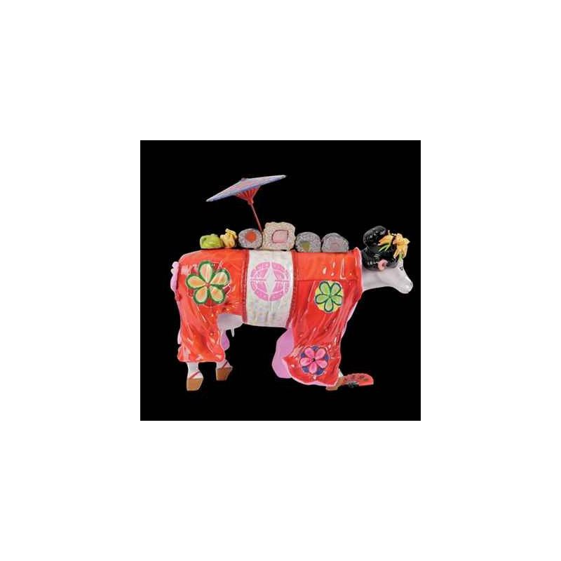 Figurine Statuette Vache Geisha Art in the City - 80632