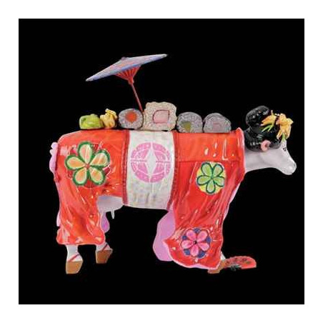 Figurine Statuette Vache Geisha Art in the City - 80632